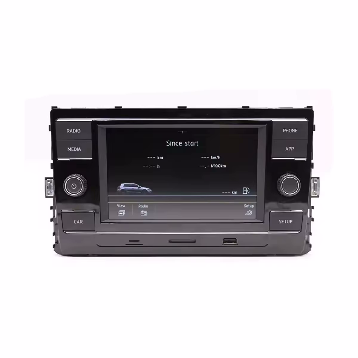 Carplay / Android-Auto radio voor Polo AW